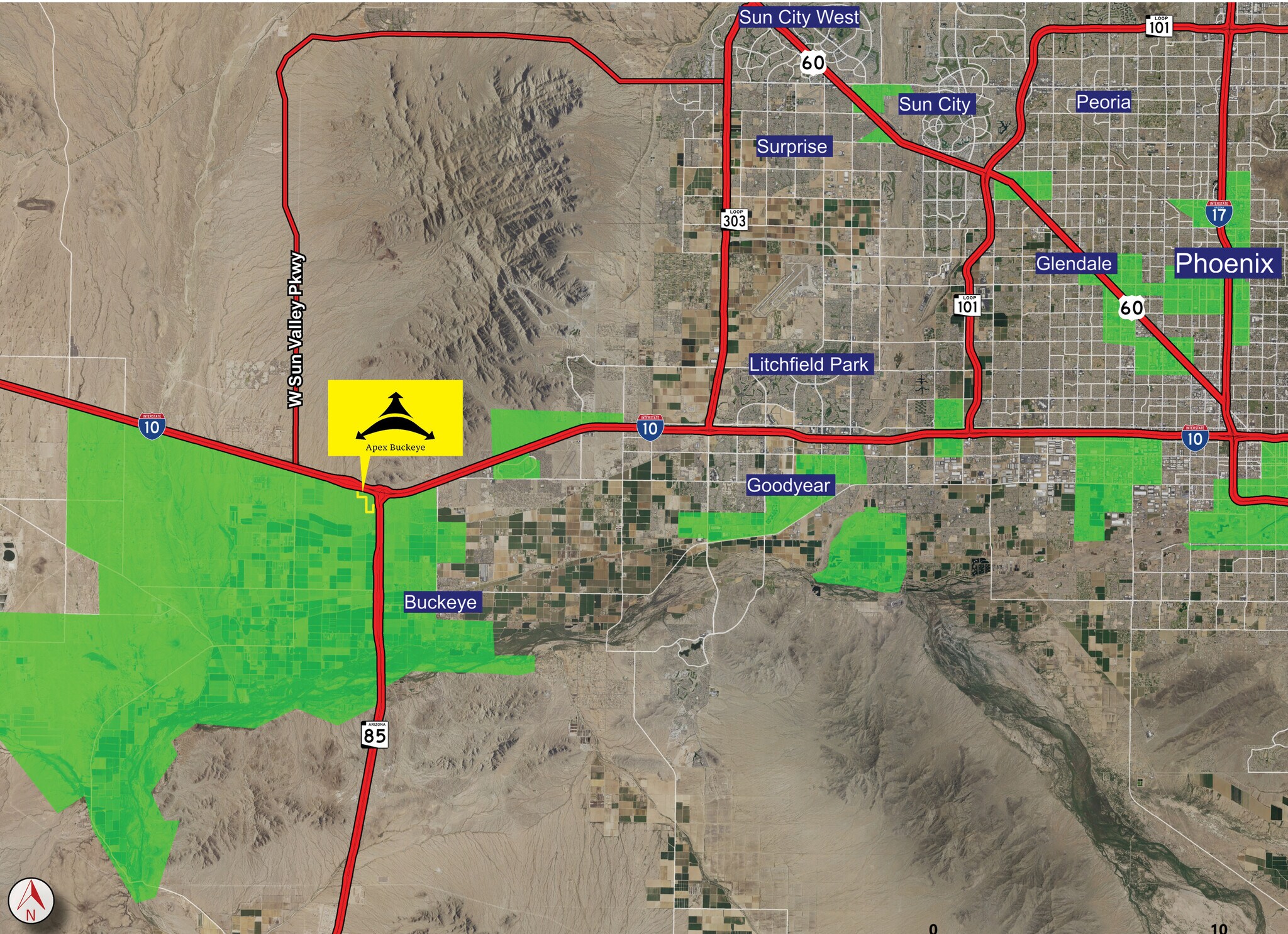 SWC I10 & Hwy 85, Buckeye, AZ 85326 Apex Buckeye Land