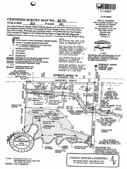 Lorch Ave, Eau Claire, WI for sale - Site Plan - Image 2 of 3