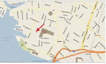 241 Granby St, Norfolk, VA - AERIAL  map view