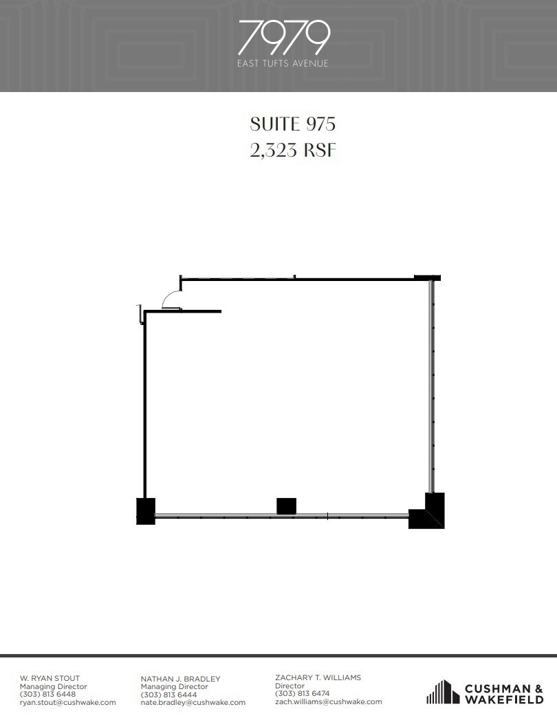 7979 E Tufts Ave, Denver, CO for lease Floor Plan- Image 1 of 1