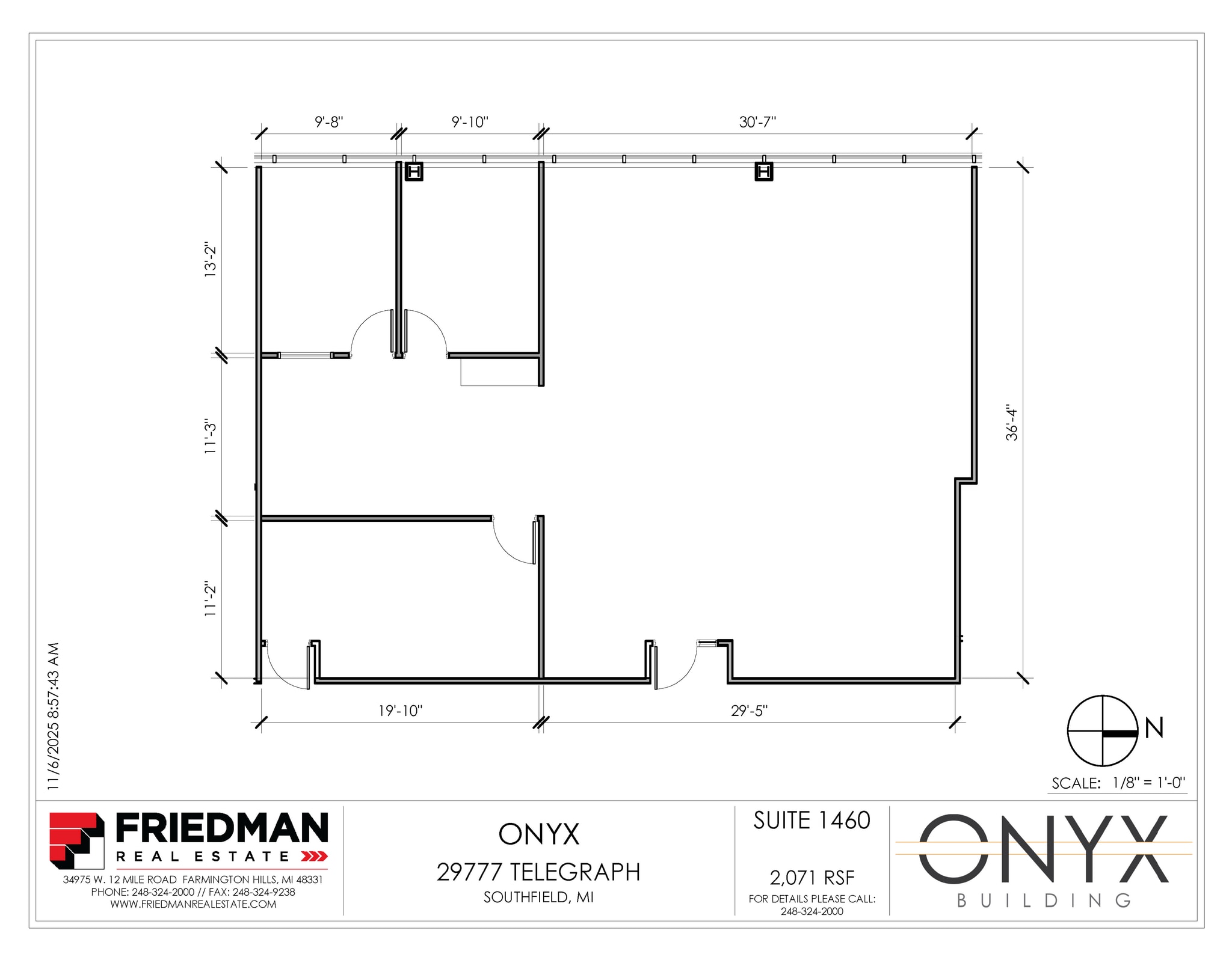 29777 Telegraph Rd, Southfield, MI for lease Floor Plan- Image 1 of 2