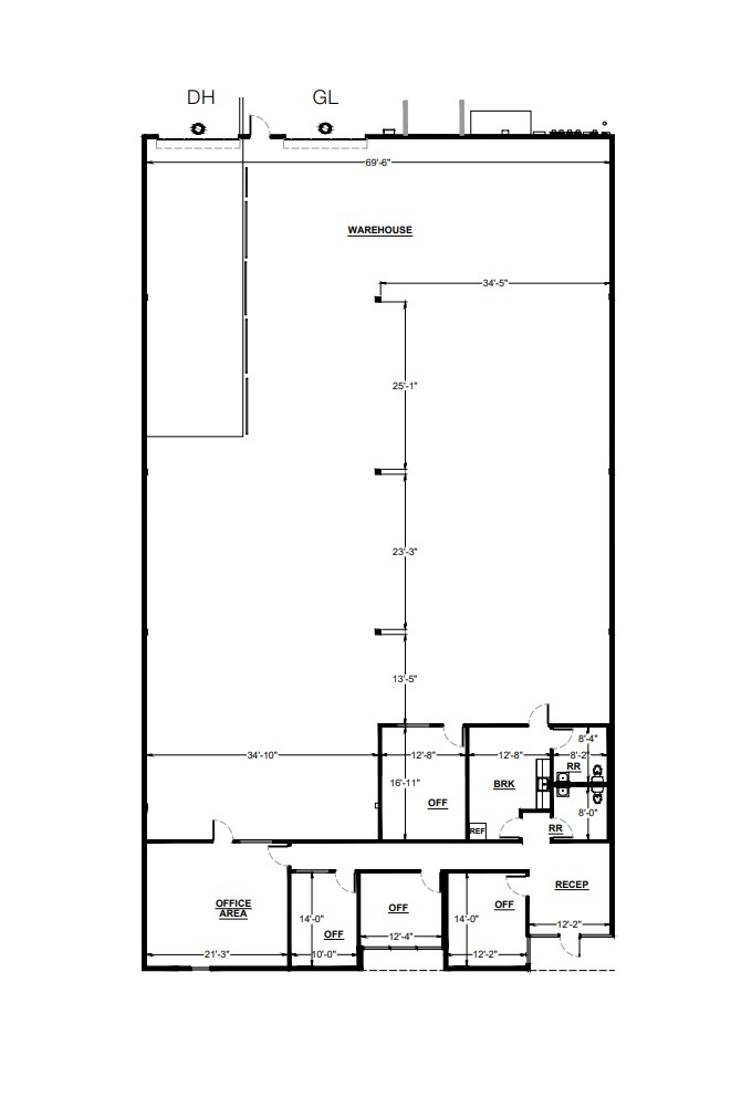 9560 Chesapeake Dr, San Diego, CA for lease Floor Plan- Image 1 of 1