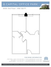 6305 Ivy Ln, Greenbelt, MD for lease Floor Plan- Image 1 of 1