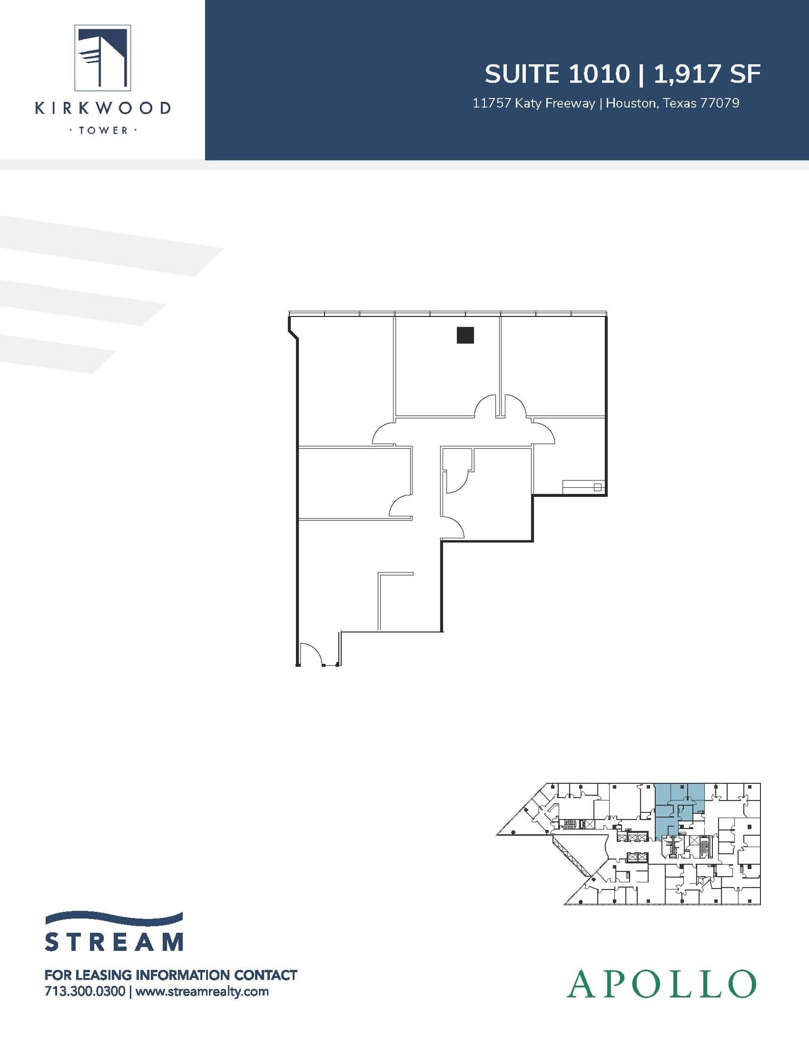 11757 Katy Fwy, Houston, TX for lease Floor Plan- Image 1 of 1
