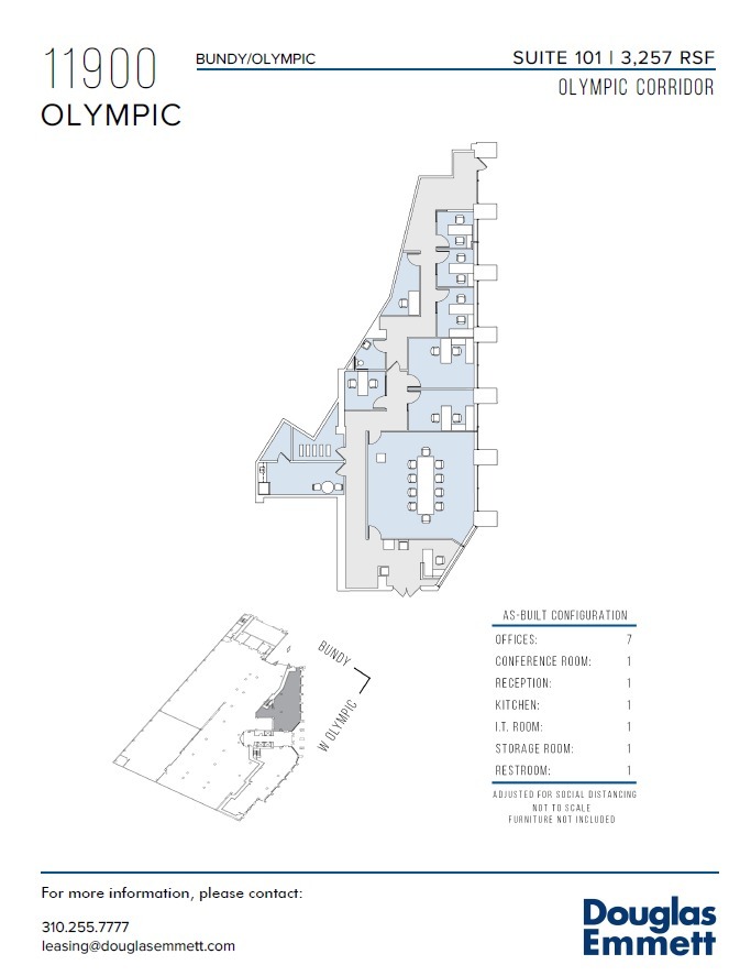 11900 W Olympic Blvd, Los Angeles, CA for lease Floor Plan- Image 1 of 1