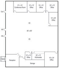 1950 E 17th St, Santa Ana, CA for lease Floor Plan- Image 1 of 2