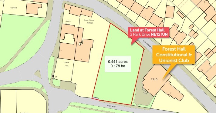 3 Park Dr, Newcastle Upon Tyne for sale - Site Plan - Image 2 of 2