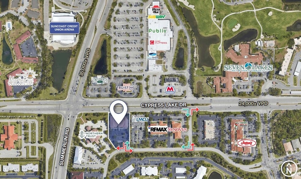 7950 Summerlin Lakes Dr, Fort Myers, FL for lease - Aerial - Image 3 of 7