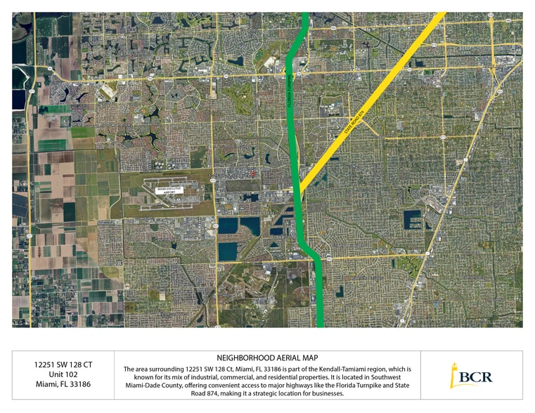 12251 SW 128th Ct, Miami, FL for sale - Aerial - Image 2 of 3