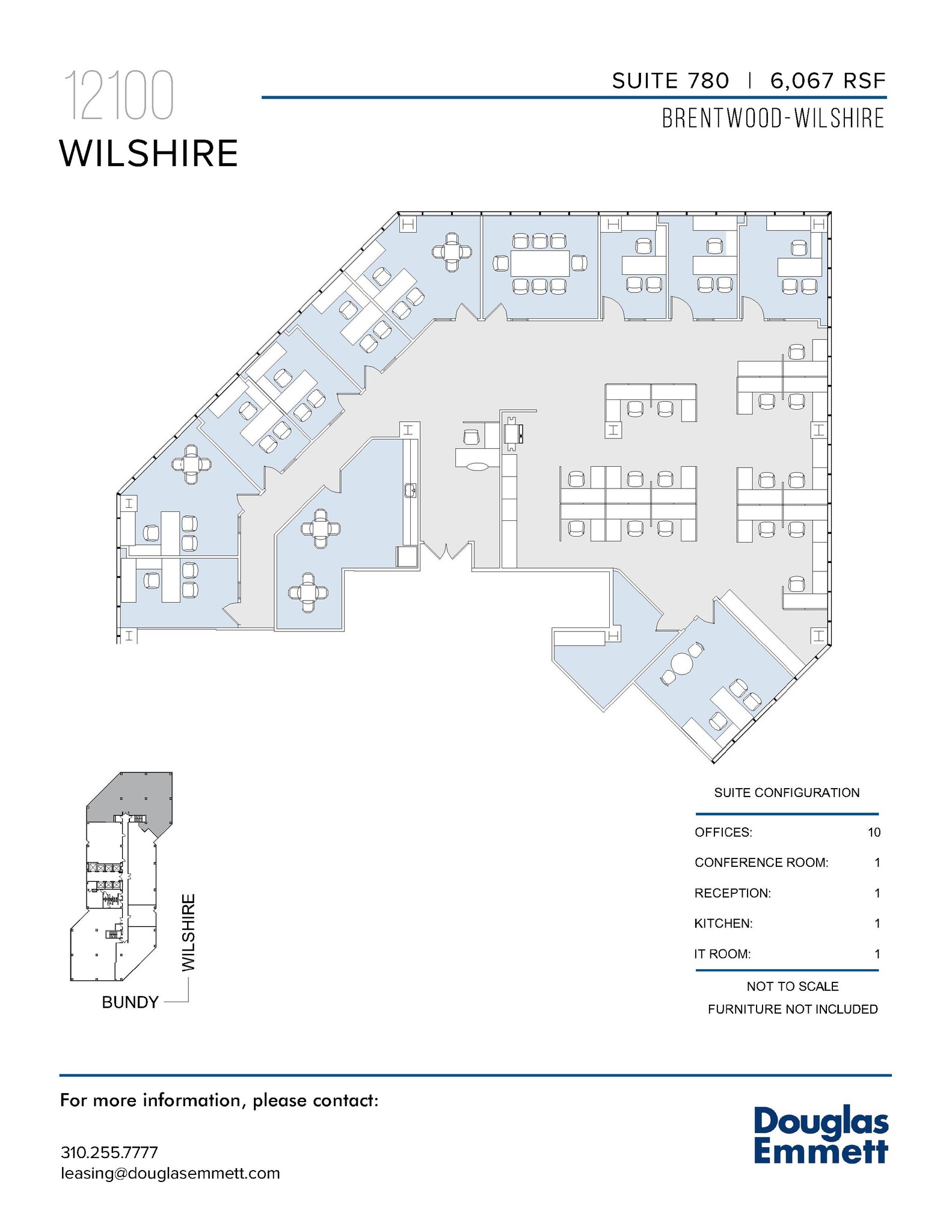 12100 Wilshire Blvd, Los Angeles, CA for lease Floor Plan- Image 1 of 1