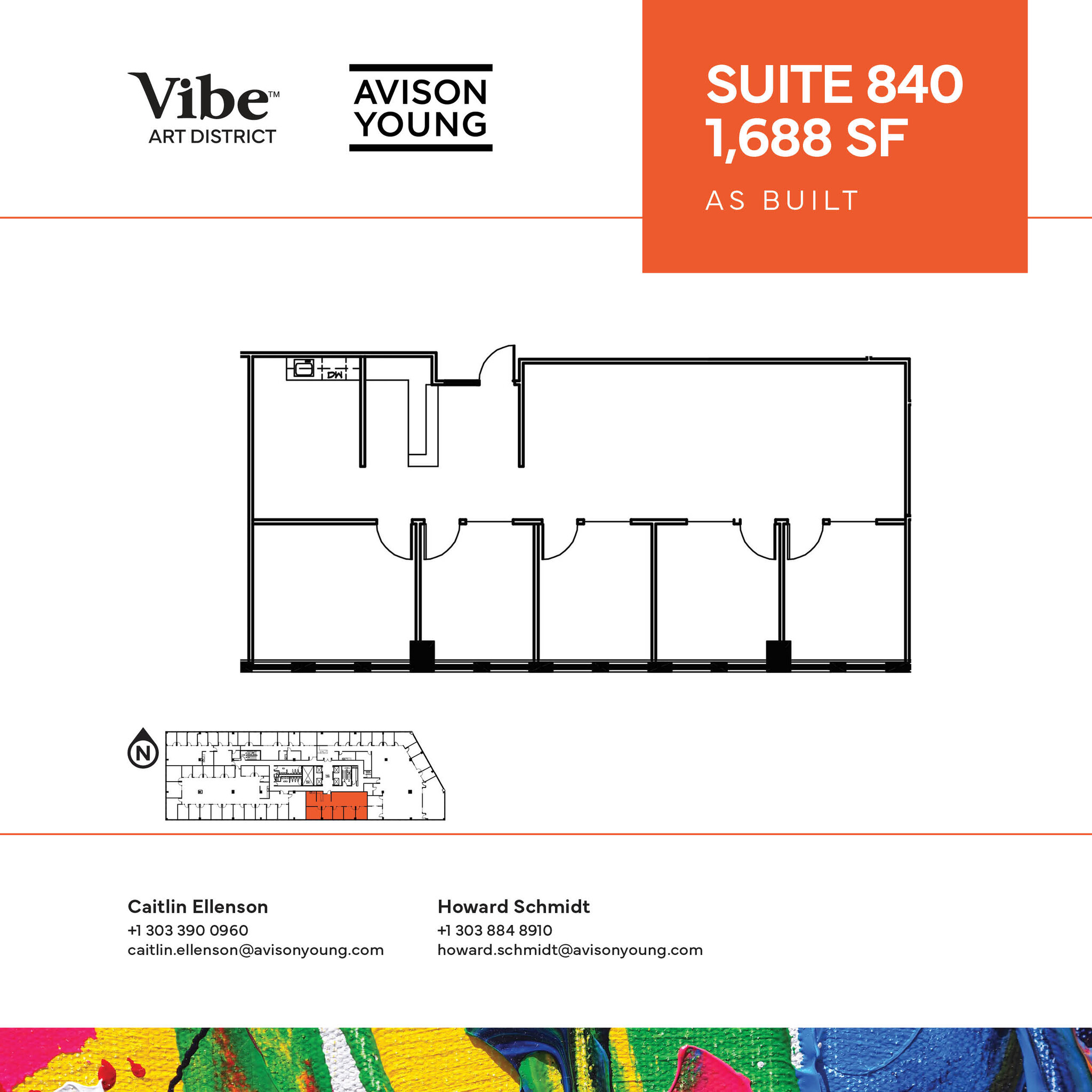 1391 N Speer Blvd, Denver, CO for lease Floor Plan- Image 1 of 1