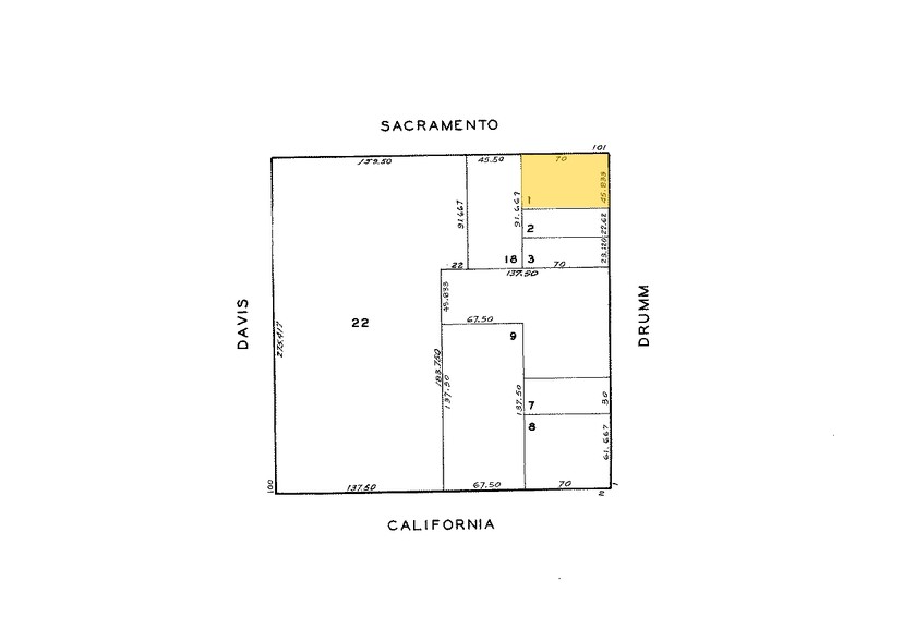 113 Sacramento St, San Francisco, CA for lease - Plat Map - Image 2 of 2