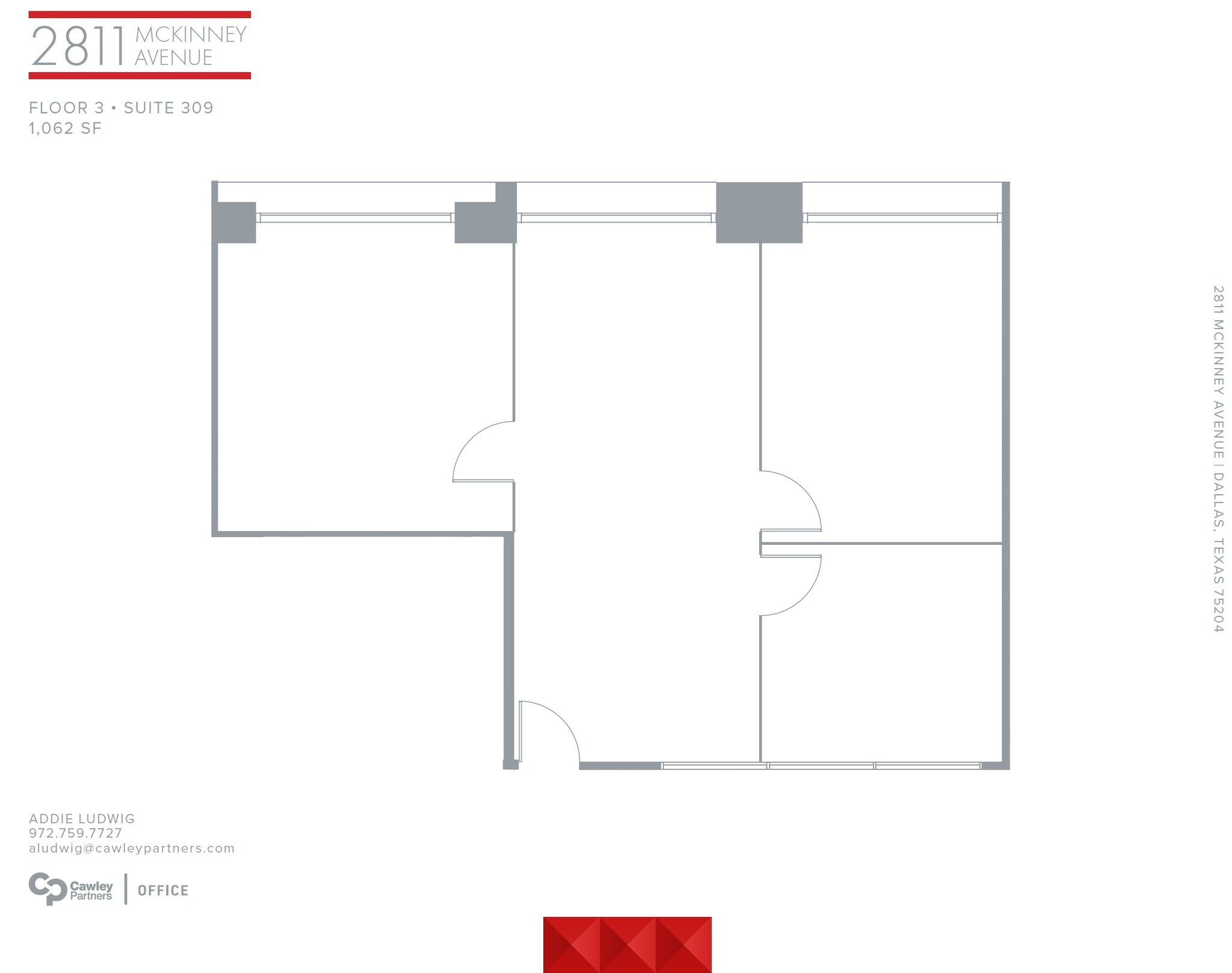 2811 McKinney Ave, Dallas, TX for lease Floor Plan- Image 1 of 3