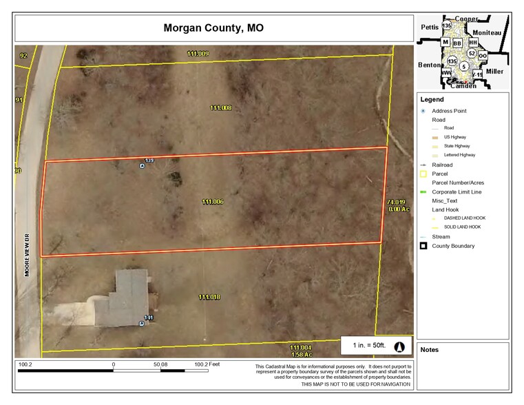 Lot 5 Mooreview, Laurie, MO for sale - Plat Map - Image 1 of 1