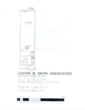 216 Little Falls Rd, Cedar Grove, NJ for lease Floor Plan- Image 1 of 1