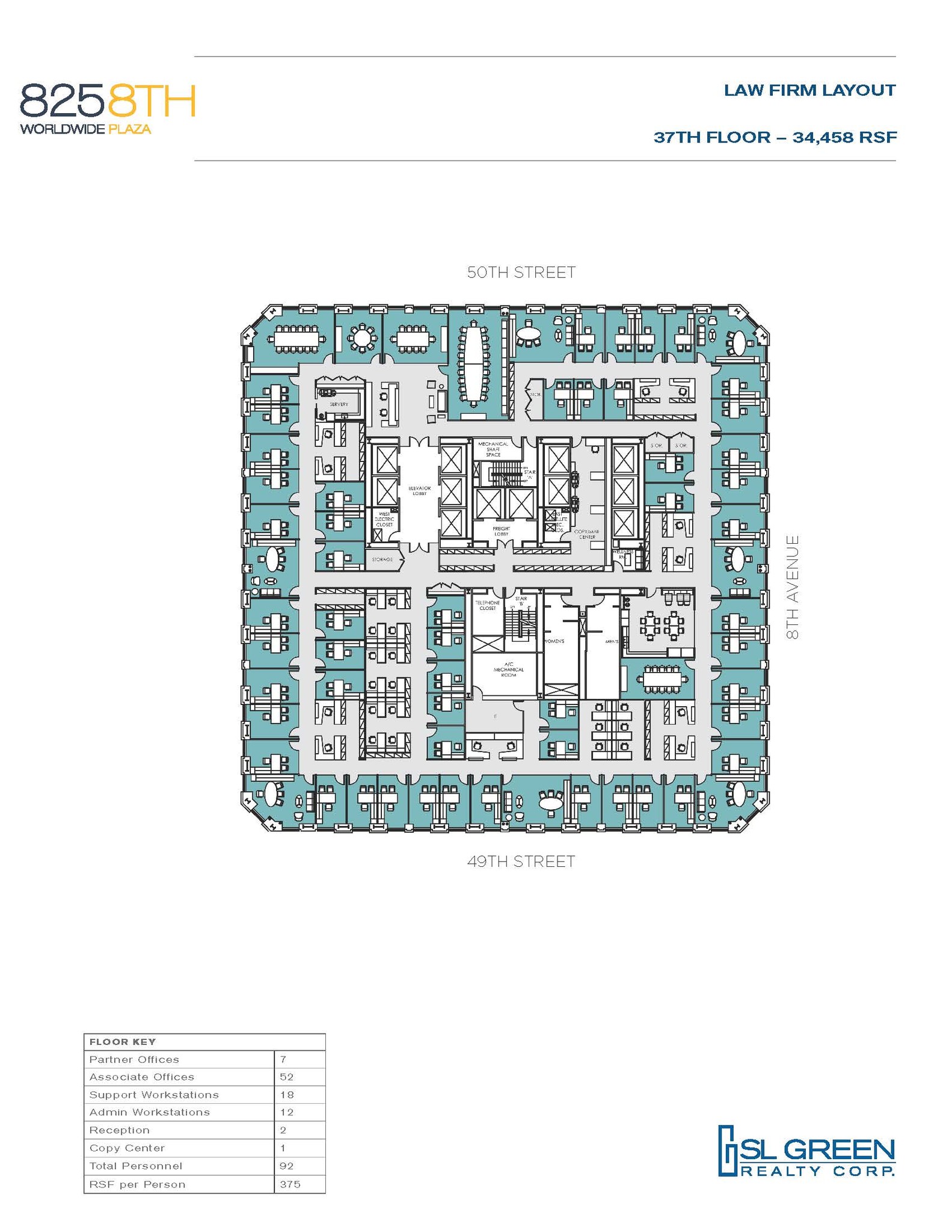 825 Eighth Ave, New York, NY for lease Floor Plan- Image 1 of 4