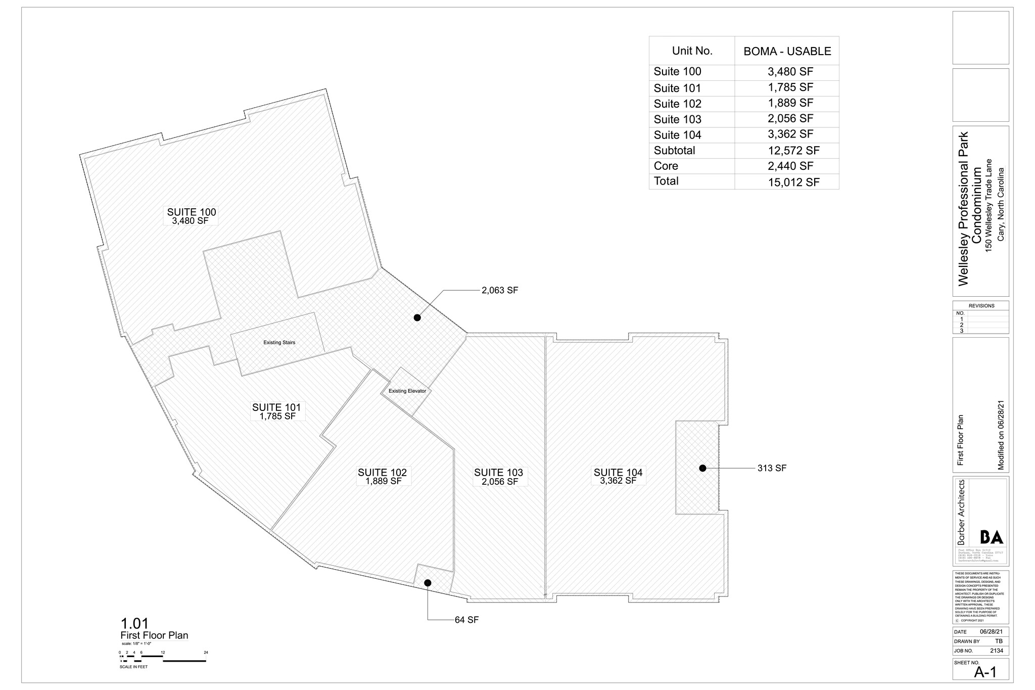 150 Wellesley Trade Ln, Cary, NC for lease Site Plan- Image 1 of 2