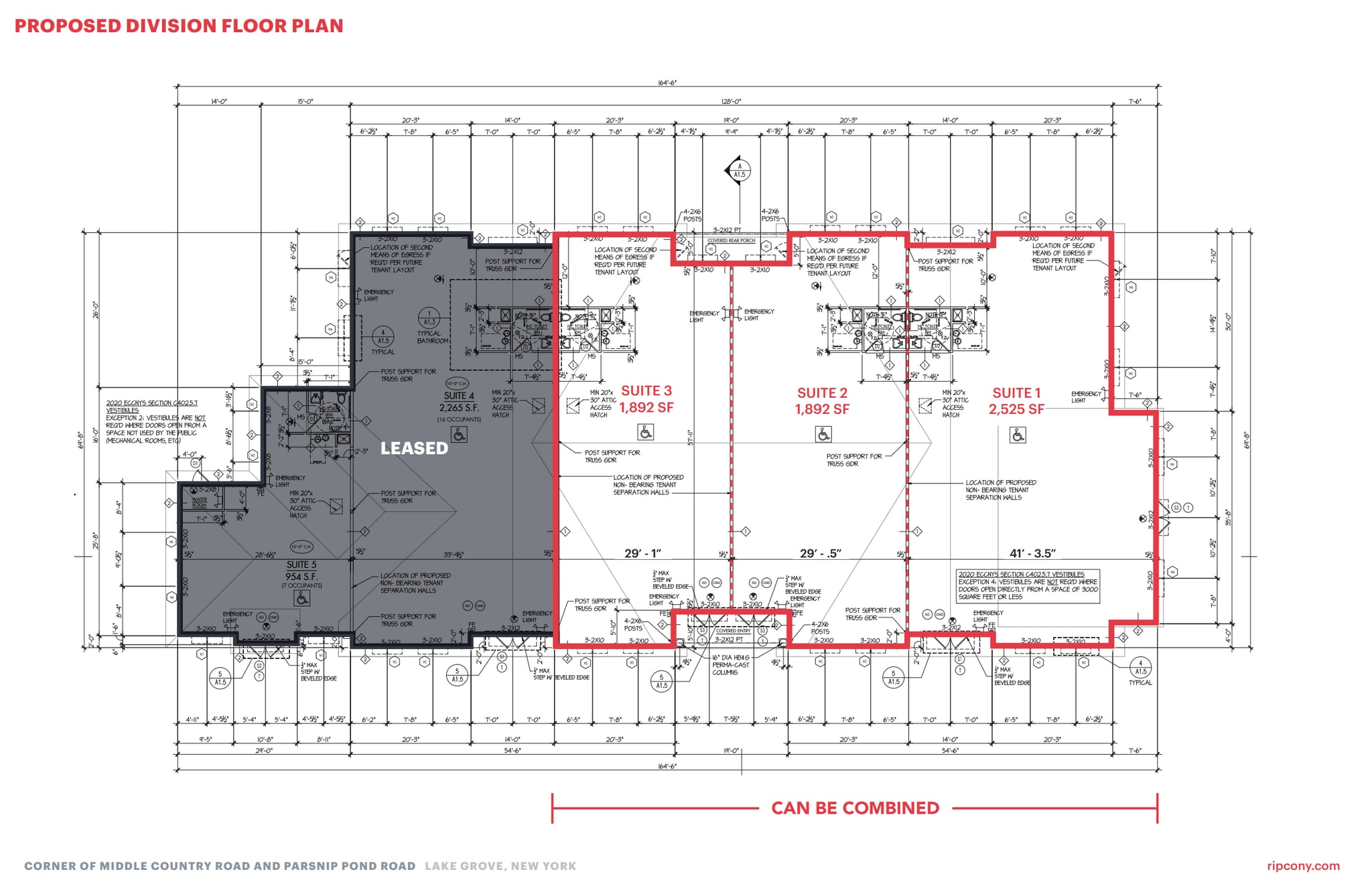 Corner of Middle Country Rd and Parsnip Pond Rd, Lake Grove, NY for lease Floor Plan- Image 1 of 1