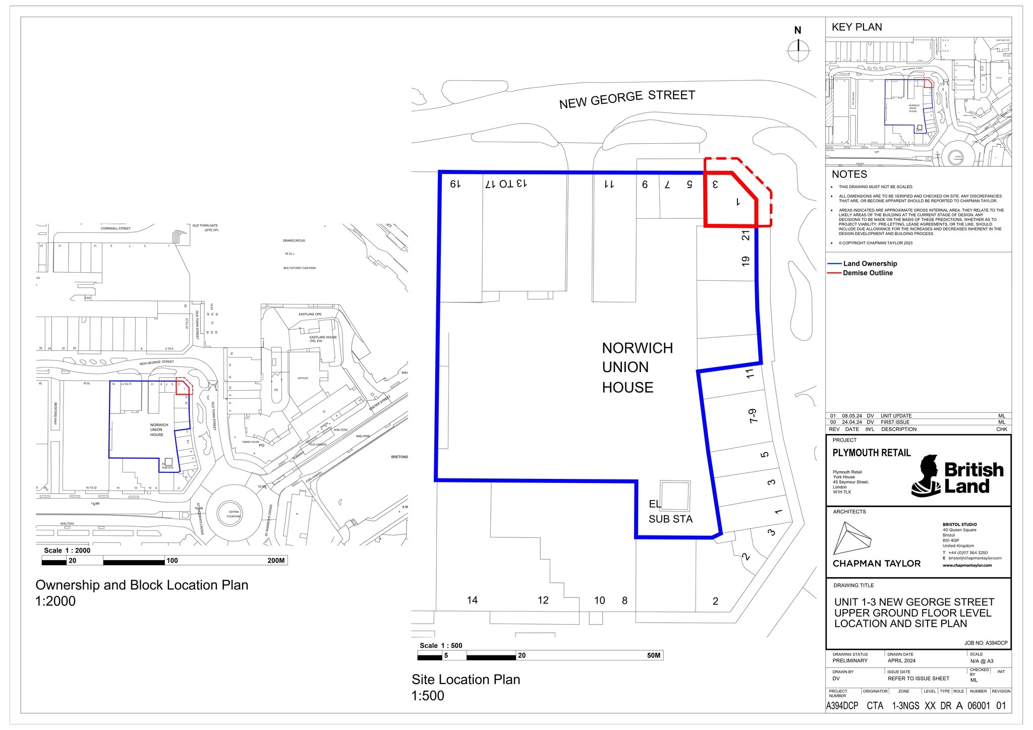 1 Charles St, Plymouth for lease Site Plan- Image 1 of 2