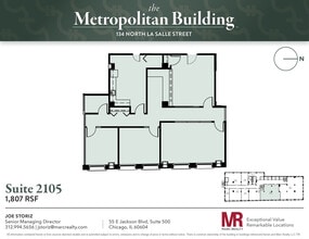 134 N LaSalle St, Chicago, IL for lease Floor Plan- Image 1 of 1
