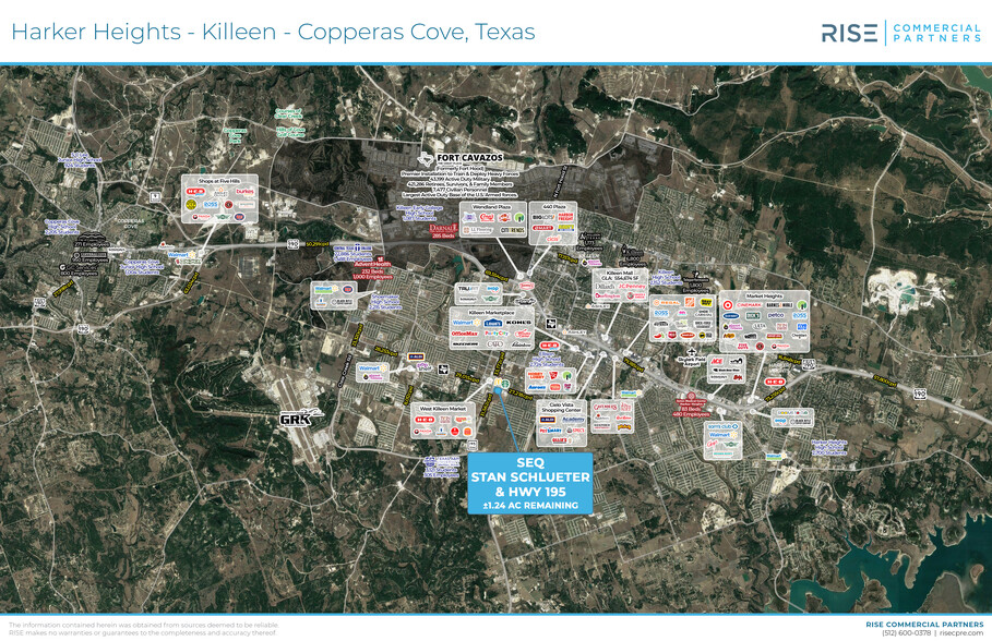 Highway 195 & Stan Schlueter Loop, Killeen, TX for lease - Aerial - Image 3 of 4