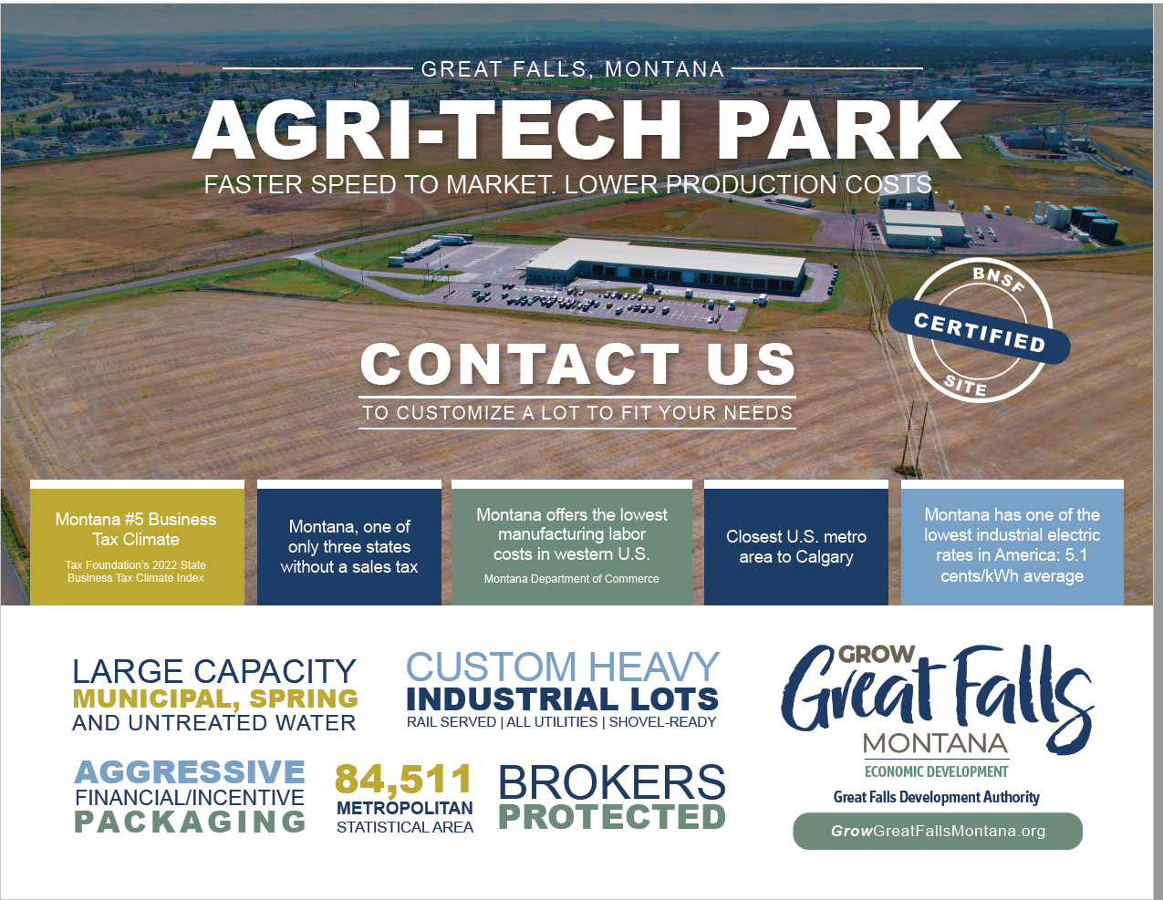 Great Falls Montana Agritech Park, Great Falls, MT for sale Other- Image 1 of 11