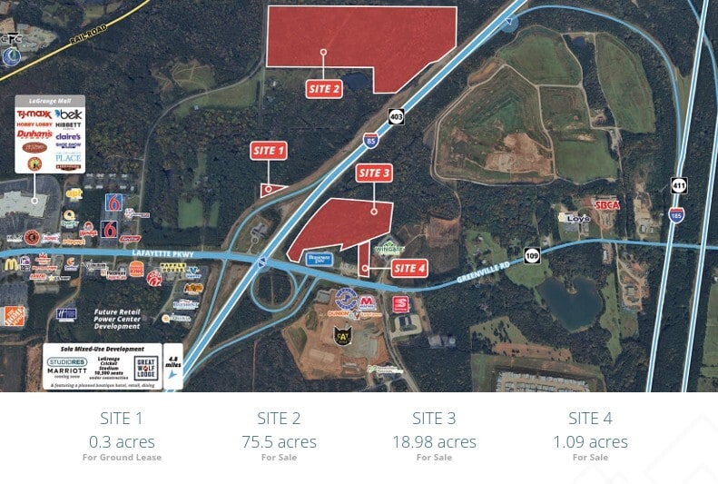75.5 acres Patillo Road, Lagrange, GA for sale - Building Photo - Image 2 of 2