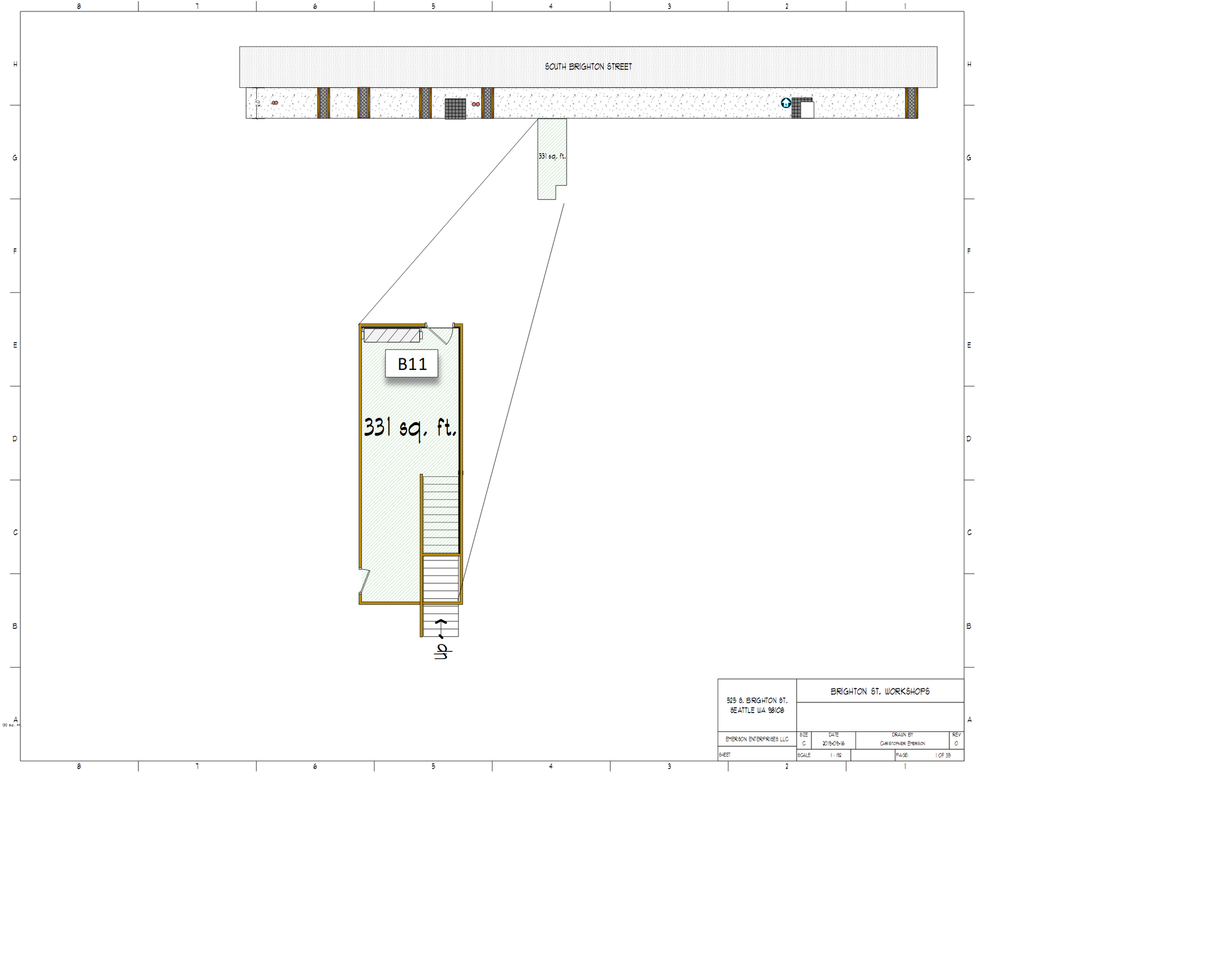 525 S Brighton St, Seattle, WA for lease Floor Plan- Image 1 of 1