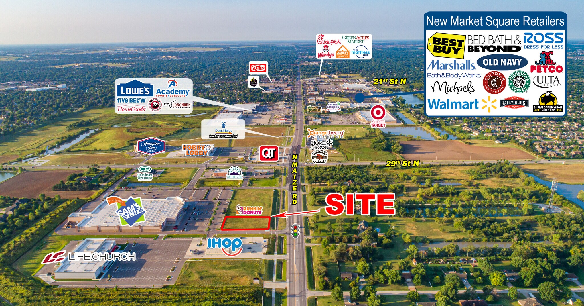 N Maize Rd, Wichita, KS for sale Aerial- Image 1 of 1