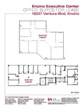 16027 Ventura Blvd, Encino, CA for lease Floor Plan- Image 1 of 1