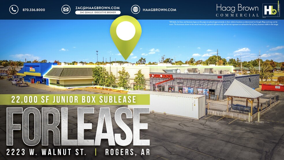 2223 W Walnut St, Rogers, AR for lease - Building Photo - Image 1 of 3