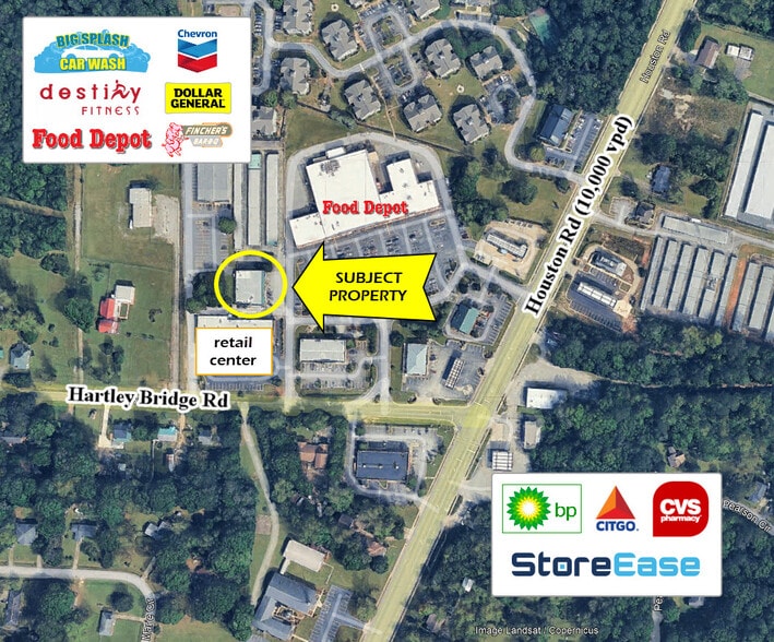 3045-3047 Hartley Bridge Rd, Macon-Bibb, GA for lease - Building Photo - Image 2 of 5