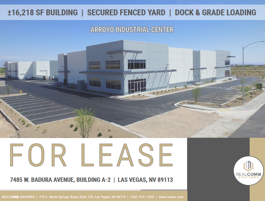 7485 W Badura Ave, Las Vegas, NV for lease Building Photo- Image 1 of 6