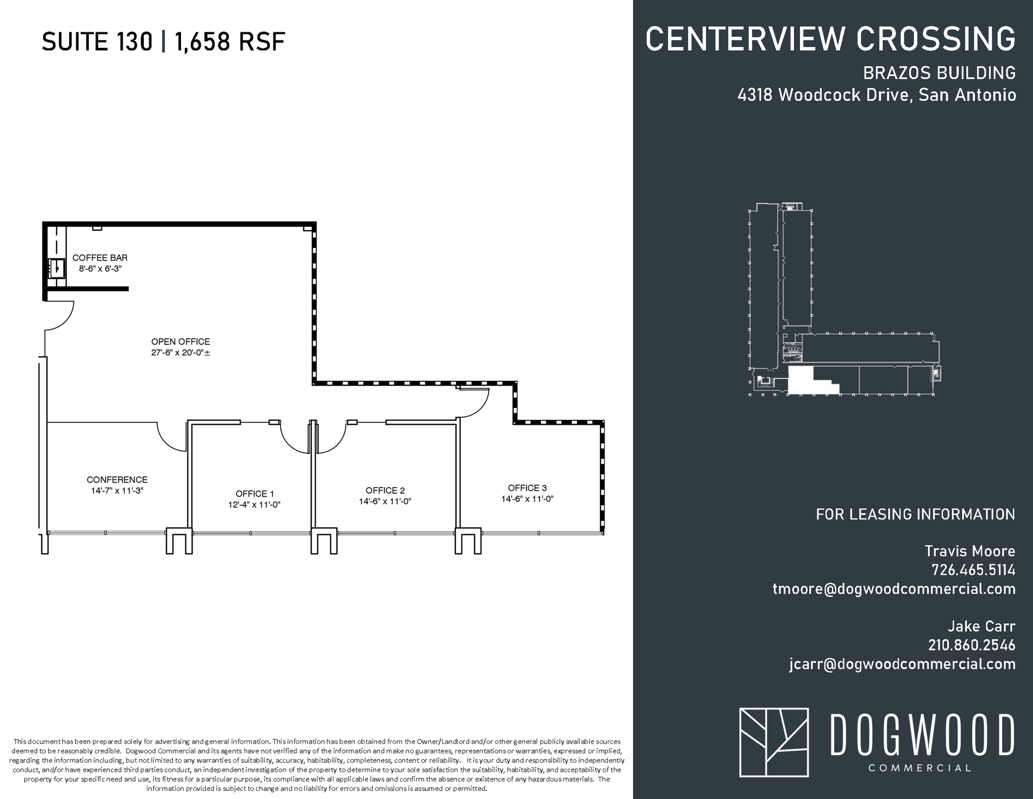 4538 Centerview Dr, San Antonio, TX for lease Floor Plan- Image 1 of 1