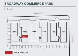4435-4455 E Broadway Rd, Mesa, AZ for lease Site Plan- Image 1 of 1