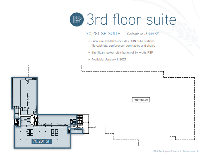 1000 Remington Blvd, Bolingbrook, IL for lease Floor Plan- Image 1 of 1