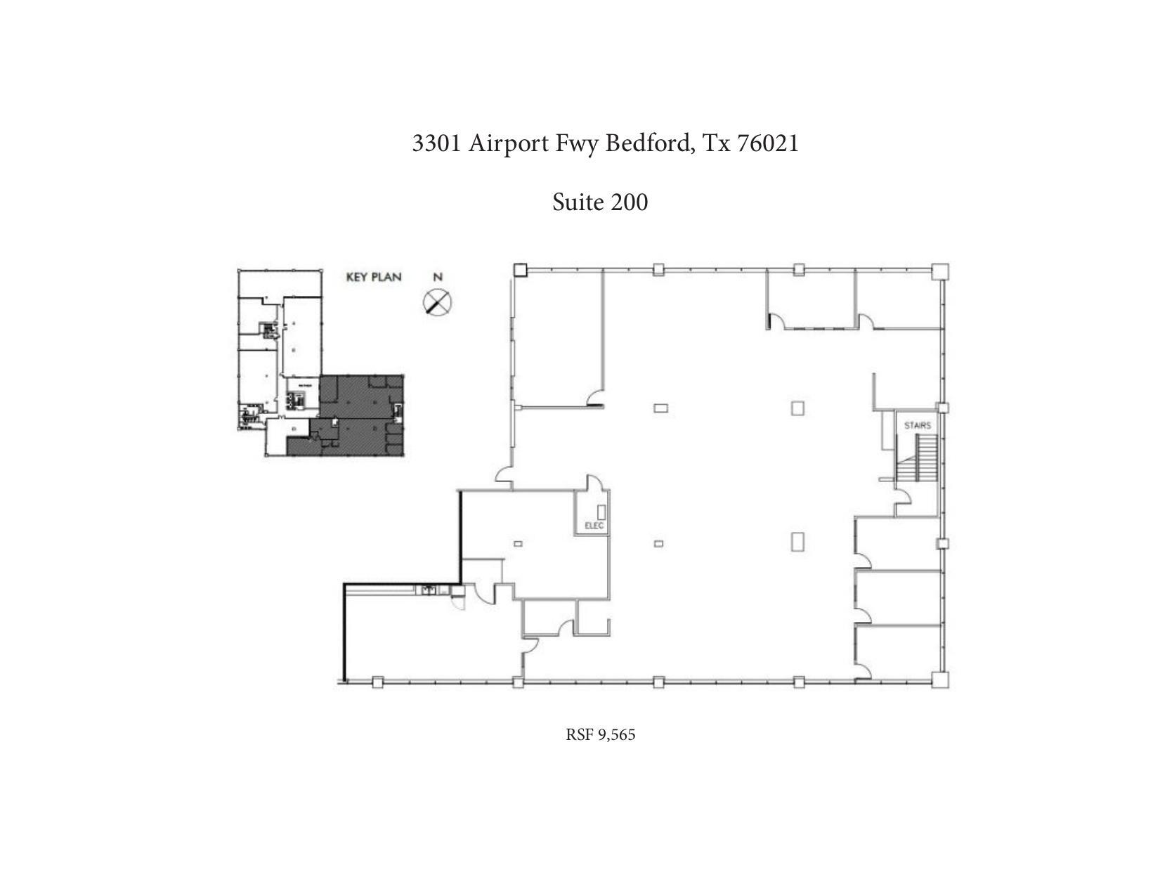 3301 Airport Fwy, Bedford, TX for lease Floor Plan- Image 1 of 2