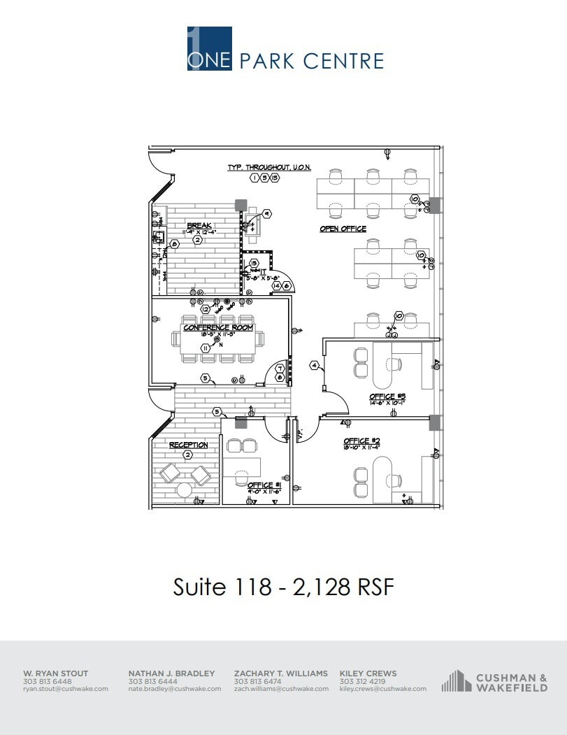 1333 W 120th Ave, Westminster, CO for lease Floor Plan- Image 1 of 1