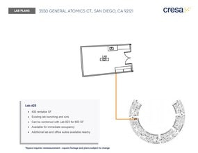 3550 General Atomics Ct, San Diego, CA for lease Floor Plan- Image 1 of 1