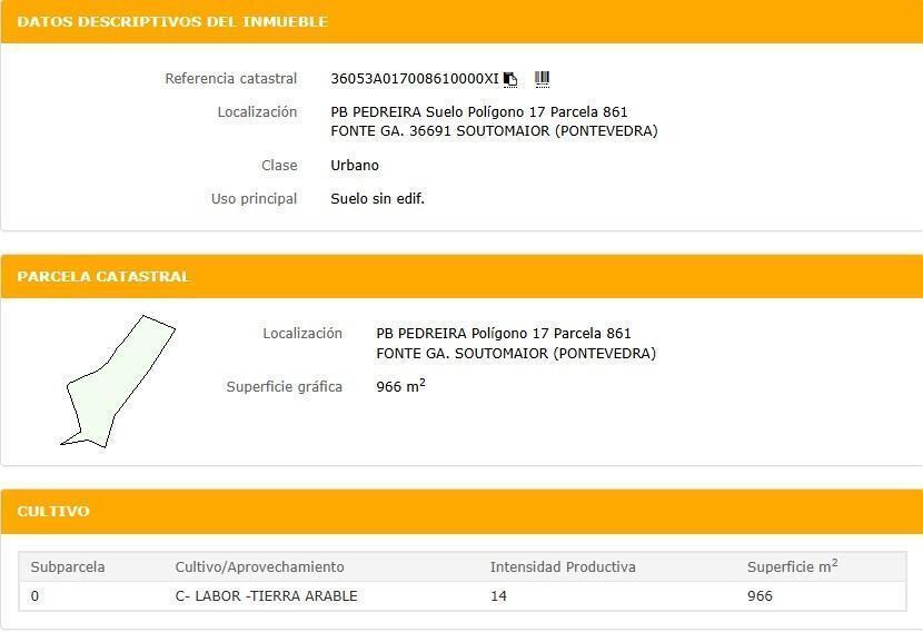 Land in Soutomaior, Pontevedra for sale Building Photo- Image 1 of 9