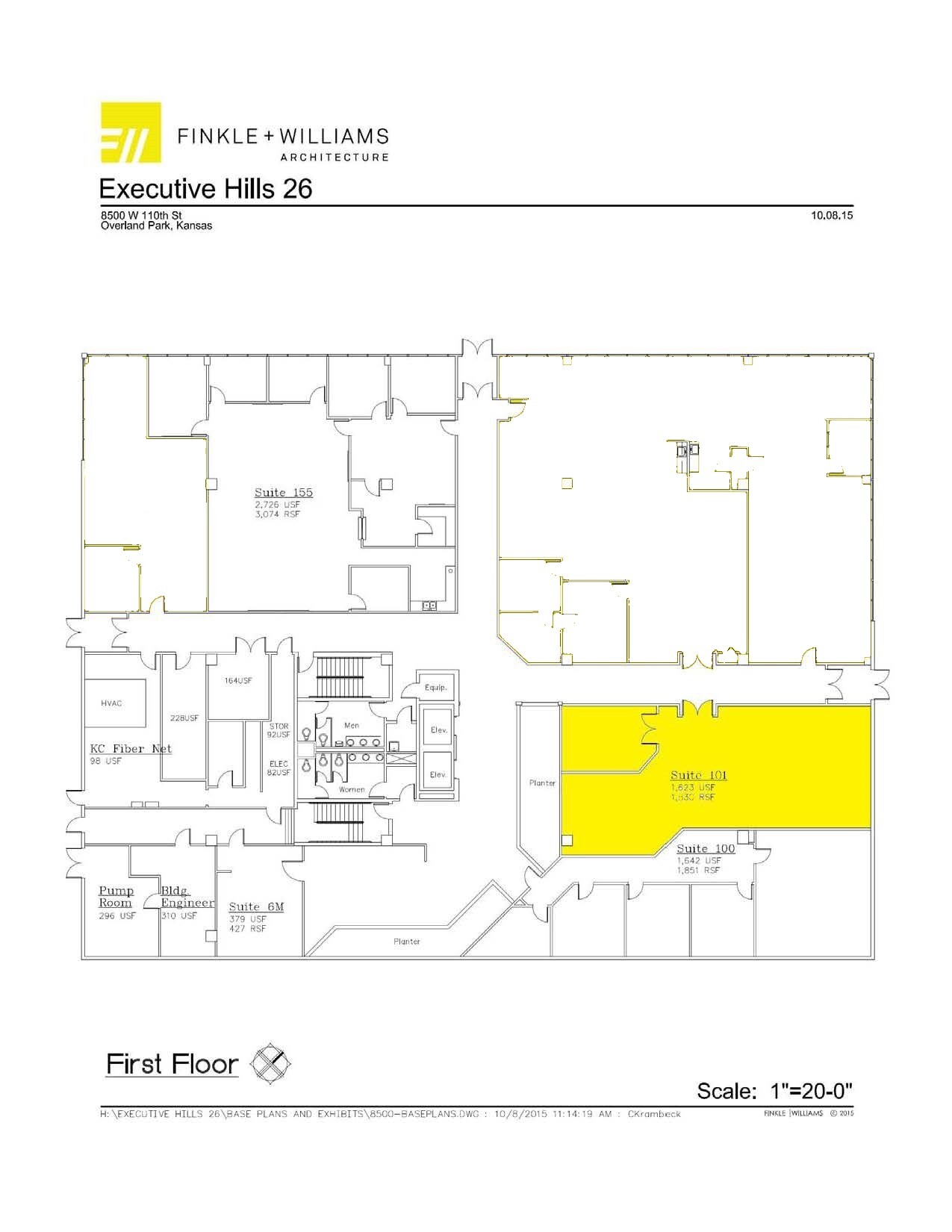 8500 W 110th St, Overland Park, KS for lease Floor Plan- Image 1 of 1