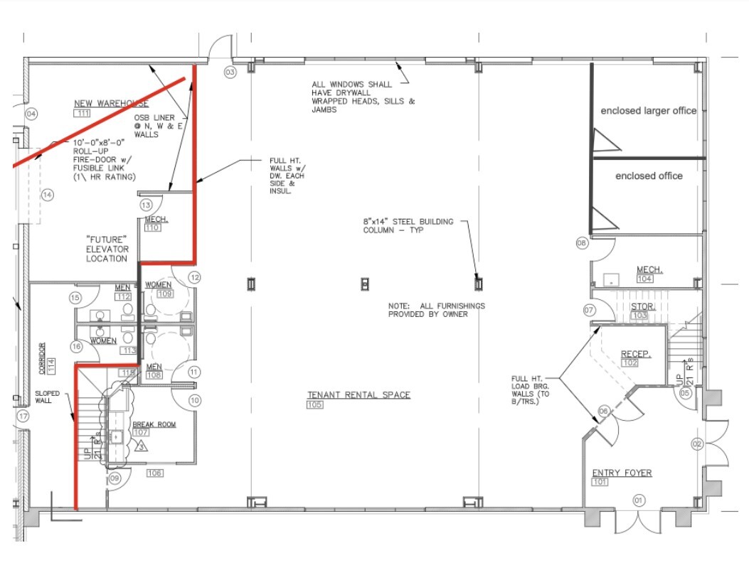 312 Roberts Dr, Chesterton, IN for lease Floor Plan- Image 1 of 6