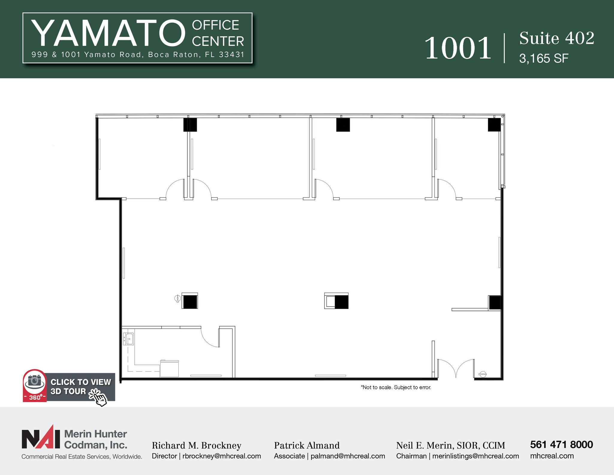 999 Yamato Rd, Boca Raton, FL for lease Floor Plan- Image 1 of 12
