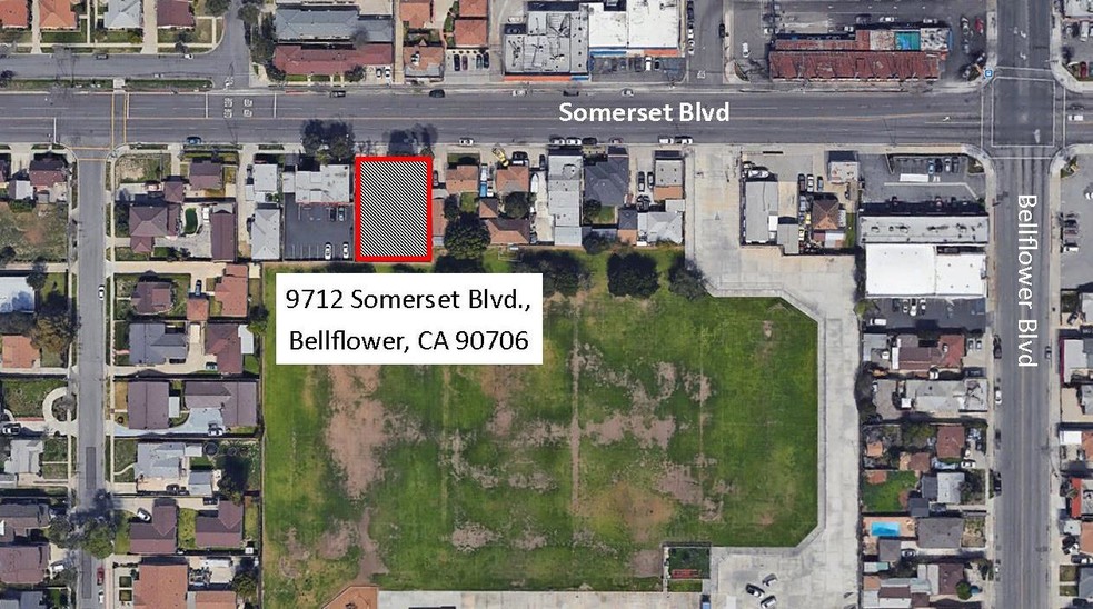 9712 Somerset Blvd, Bellflower, CA for sale - Aerial - Image 1 of 1