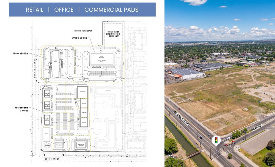 2095 S Holmes Ave, Idaho Falls, ID for lease - Site Plan - Image 2 of 4