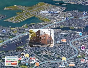 9-11 Williams St, Chelsea, MA - AERIAL  map view
