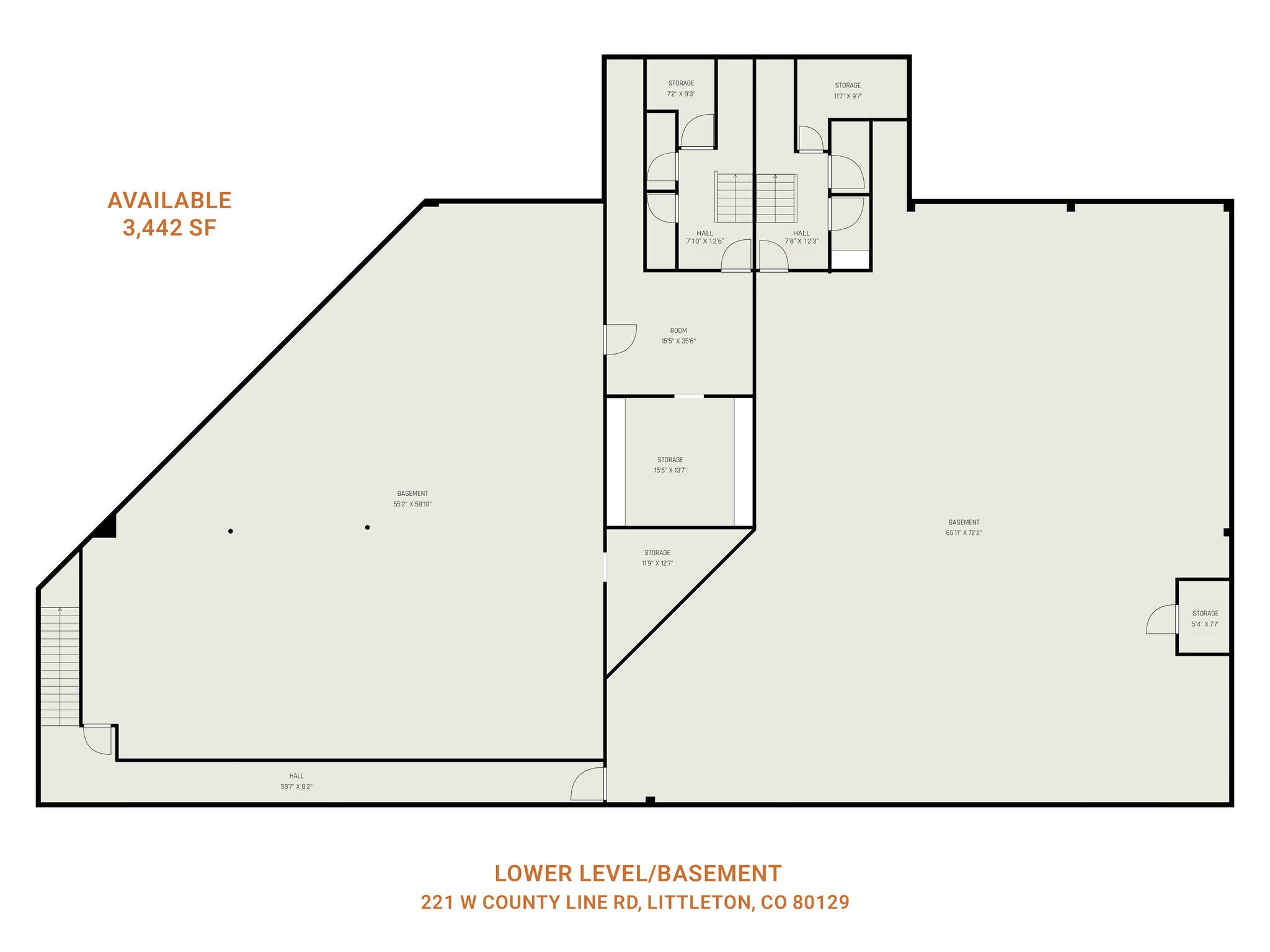 221 W County Line Rd, Littleton, CO for lease Floor Plan- Image 1 of 2