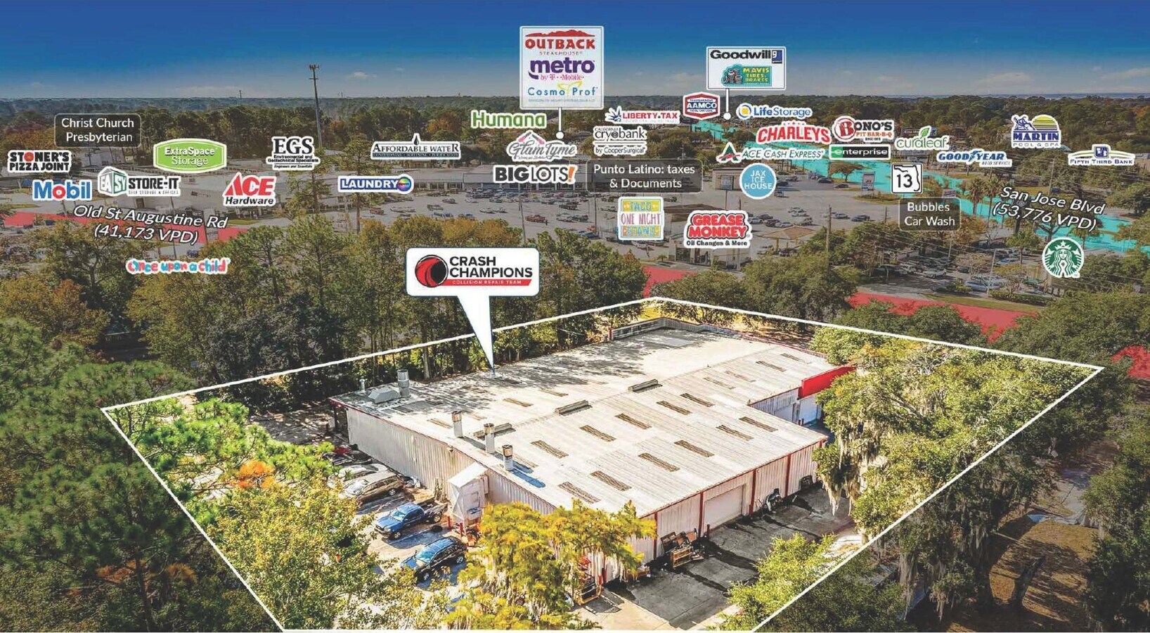 9655 Old Saint Augustine Rd, Jacksonville, FL 32257 Crash Champions