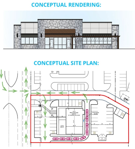 NEQ of Summer Creek Dr & Sycamore School Rd, Fort Worth, TX for lease - Site Plan - Image 2 of 3