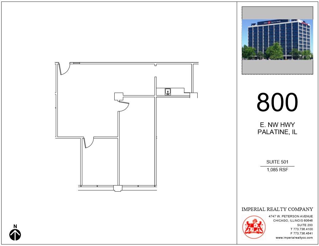 800 E Northwest Hwy, Palatine, IL for lease Floor Plan- Image 1 of 5